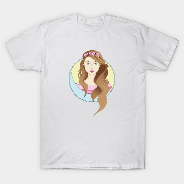 Virgo Zodiac Sign T-Shirt by Marija154